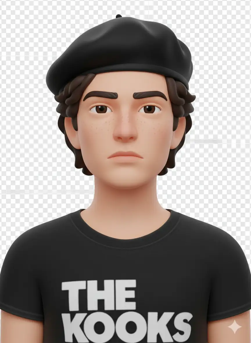 Turn the subject in this image into high-quality Apple Memoji-style 3D emoji avatars, while keeping the full pose, body positioning, facial expressions, and interactions exactly the same. Preserve all key visual details including clothing, accessories, fur, skin tone, facial features, and any props. Use a soft, rounded, cartoony aesthetic inspired by Apple Memojis, with smooth shading and clean lines. Maintain the original character types and output the result on a transparent background with all subjects fully visible.